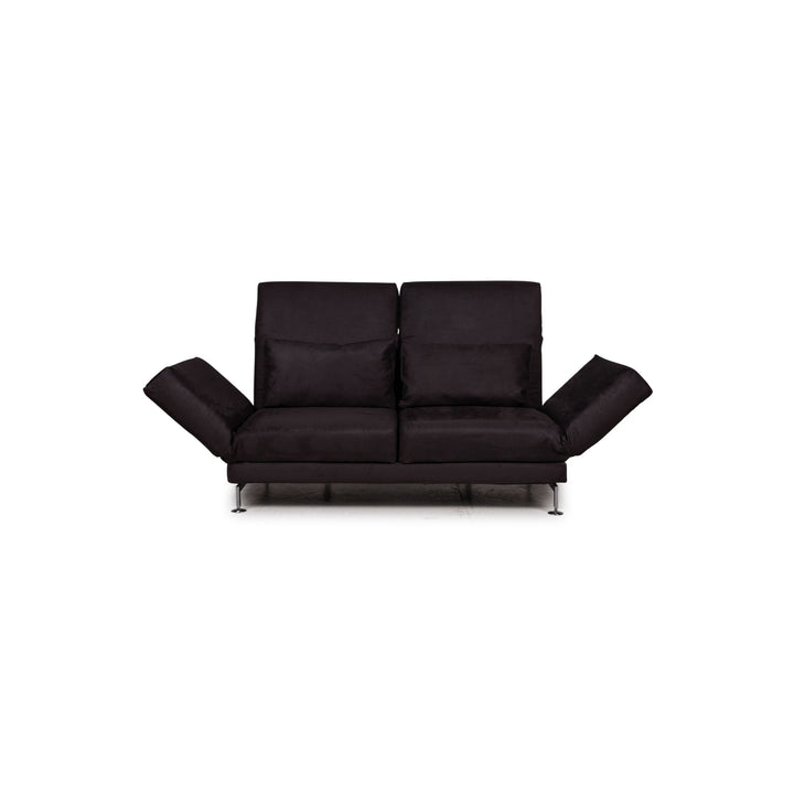 Brühl Moule Stoff Sofa Grau Zweisitzer Funktion Relaxfunktion #14452