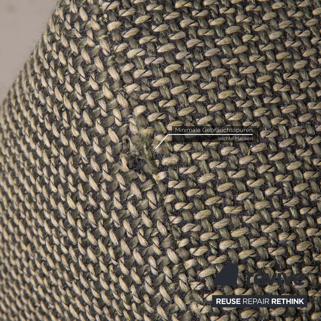 Brühl Moule Stoff Sofa Grün Ecksofa Couch Funktion Relaxfunktion