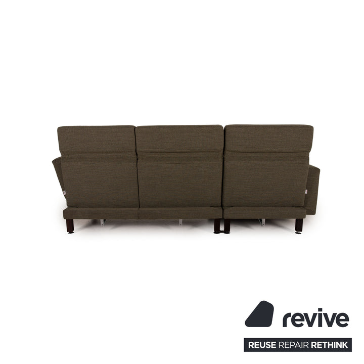Brühl Moule Stoff Sofa Grün Ecksofa Couch Funktion Relaxfunktion