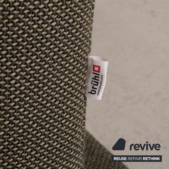 Brühl Moule Stoff Sofa Grün Ecksofa Couch Funktion Relaxfunktion