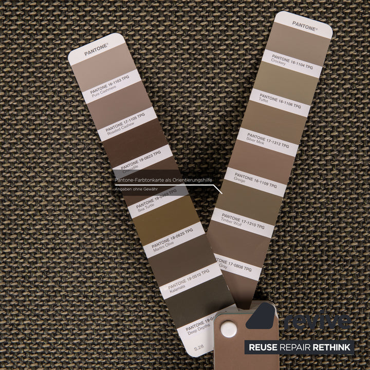 Brühl Moule Stoff Sofa Grün Ecksofa Couch Funktion Relaxfunktion