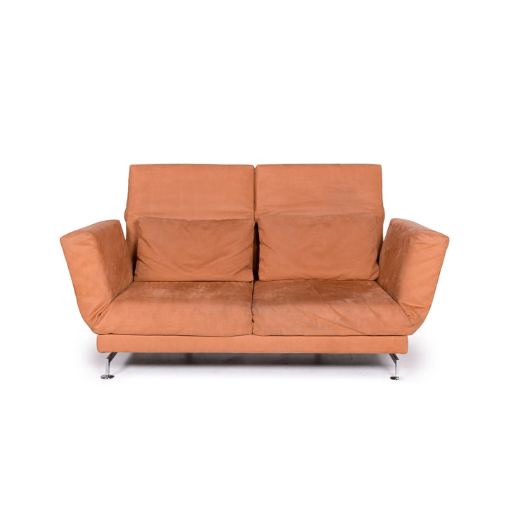 Brühl Moule Stoff Sofa Rot Zweisitzer Relaxfunktion Funktion Neubezug