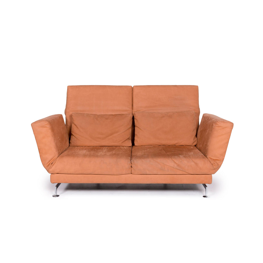 Brühl Moule Stoff Sofa Rot Zweisitzer Relaxfunktion Funktion Neubezug
