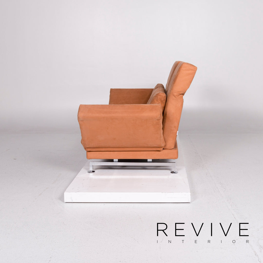 Brühl Moule Stoff Sofa Rot Zweisitzer Relaxfunktion Funktion Neubezug