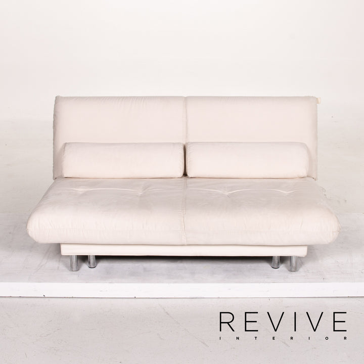 Brühl & Sippold Quint Stoff Schlafsofa Creme Zweisitzer Funktion Schlaffunktion Sofa Couch #