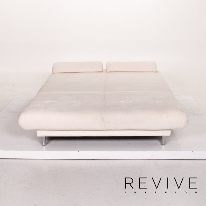 Brühl & Sippold Quint Stoff Schlafsofa Creme Zweisitzer Funktion Schlaffunktion Sofa Couch #