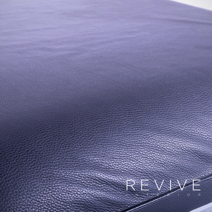 Brühl Roro Designer Leder Liege Schwarz Einsitzer Sofa Echtleder Funktion #5471