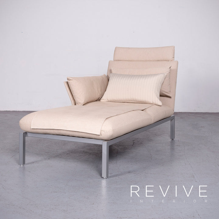 Brühl Roro Designer Stoff Liege Beige Couch Funktion #6964