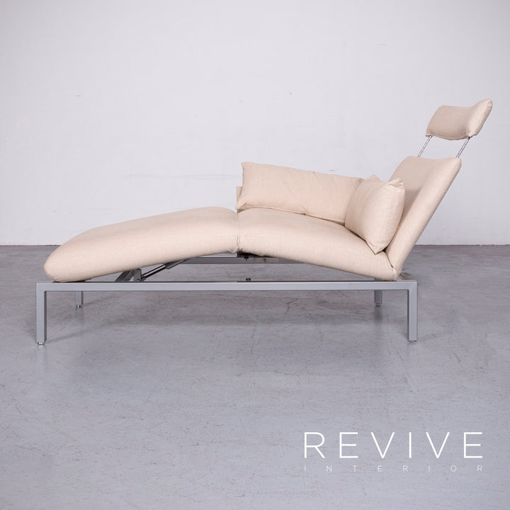 Brühl Roro Designer Stoff Liege Beige Couch Funktion #6964