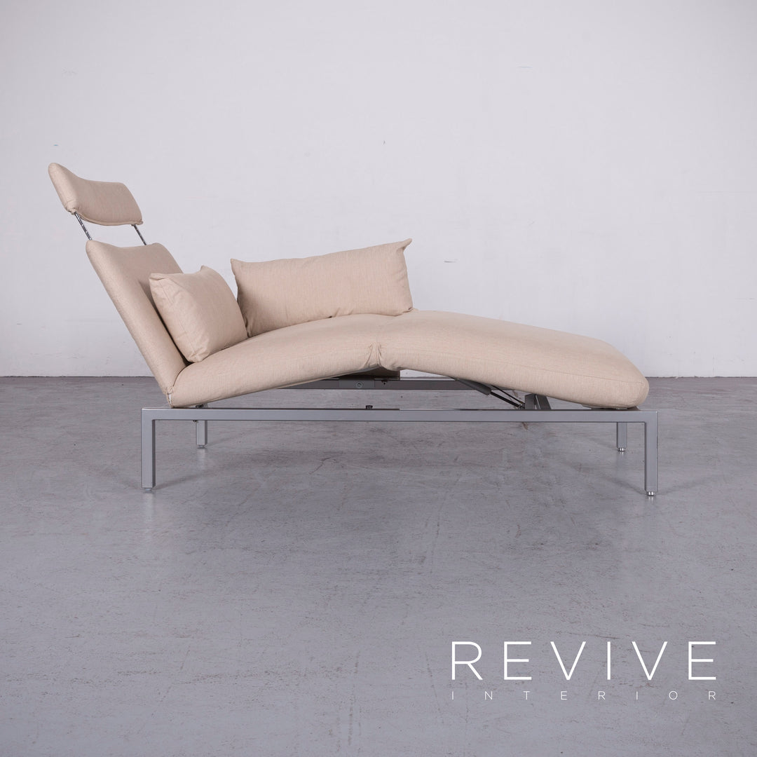 Brühl Roro Designer Stoff Liege Beige Couch Funktion #6965