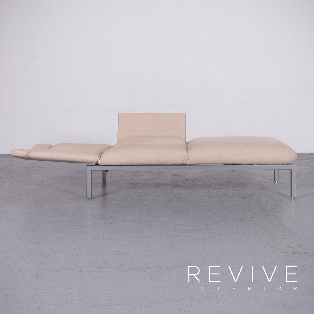 Brühl Roro Designer Stoff Liege Beige Couch Funktion #6965