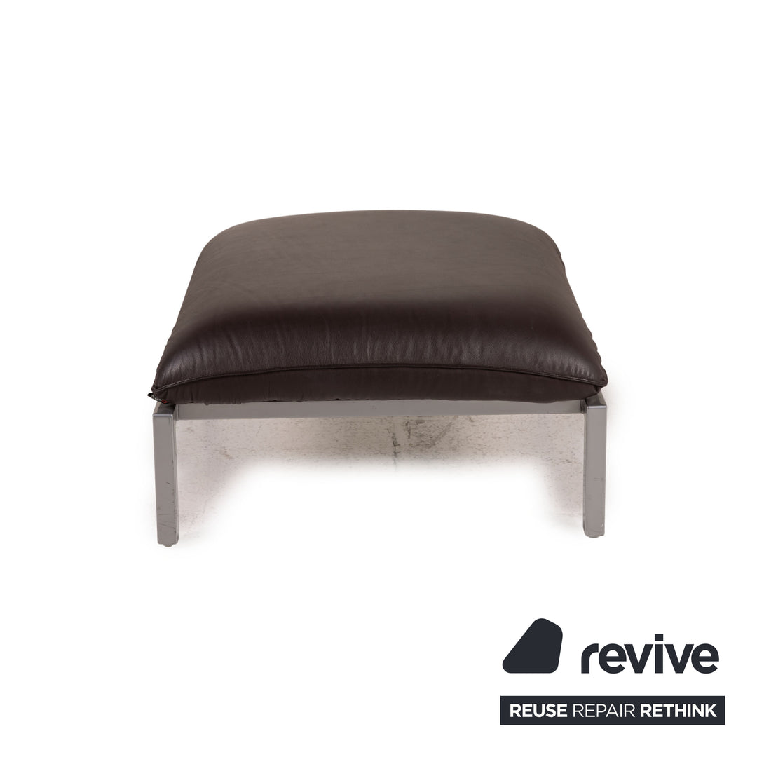 Brühl & Sippold Roro Leder Hocker Braun