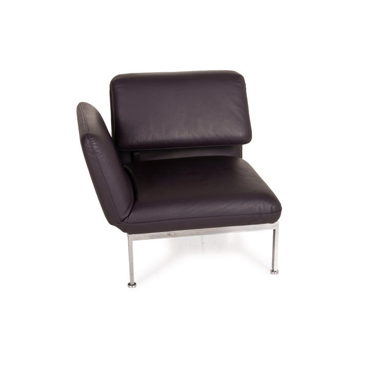 Brühl & Sippold Roro Leder Sessel Aubergine Funktion Liege Relaxfunktion