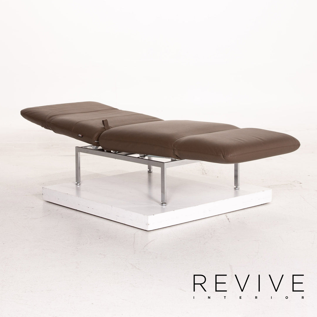 Brühl & Sippold Roro Leder Sessel Braun Liege Funktion Relaxfunktion