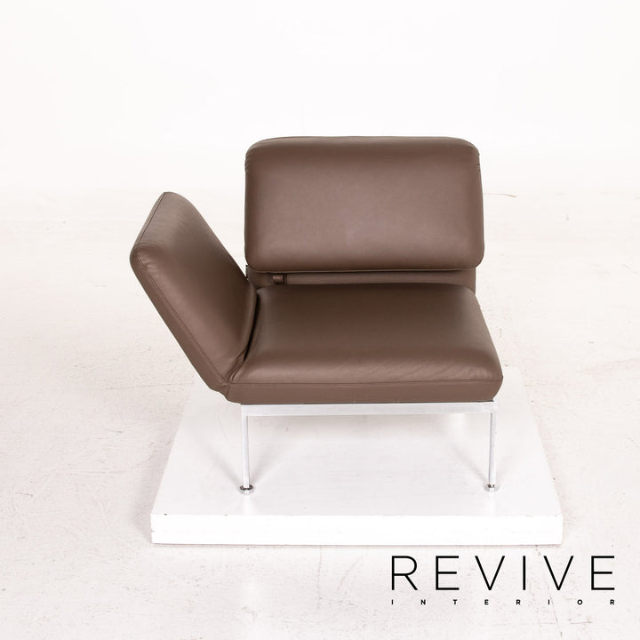 Brühl & Sippold Roro Leder Sessel Braun Liege Funktion Relaxfunktion