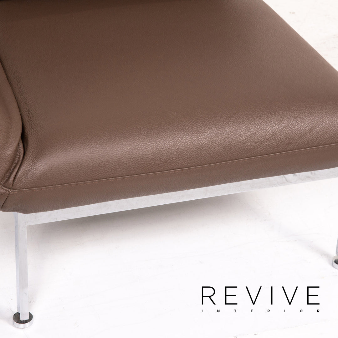 Brühl & Sippold Roro Leder Sessel Braun Liege Funktion Relaxfunktion