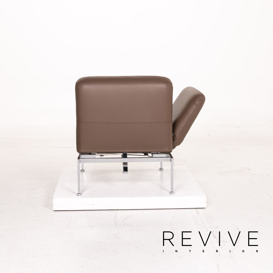 Brühl & Sippold Roro Leder Sessel Braun Liege Funktion Relaxfunktion
