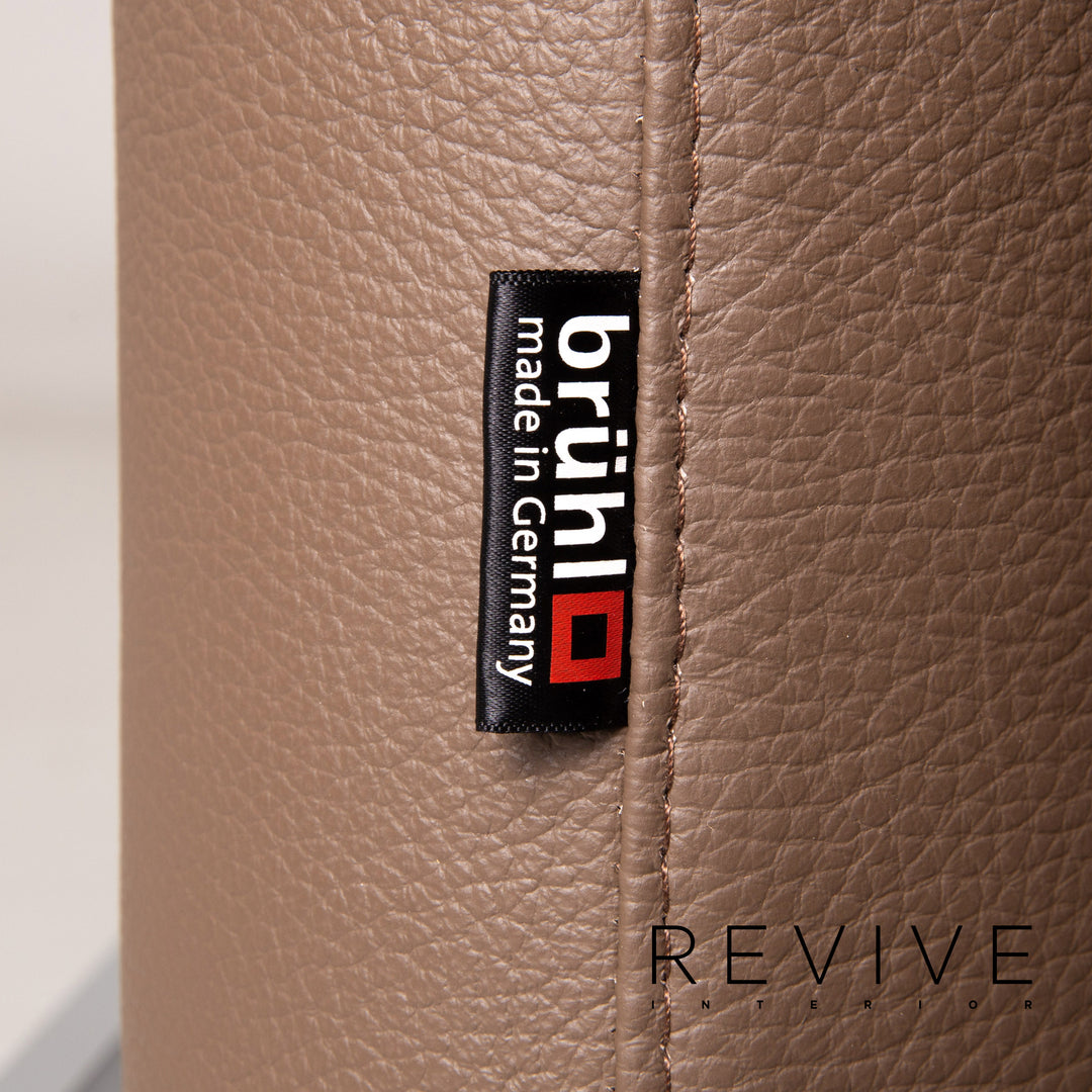 Brühl & Sippold Roro Leder Sessel Braun Liege Funktion Relaxfunktion