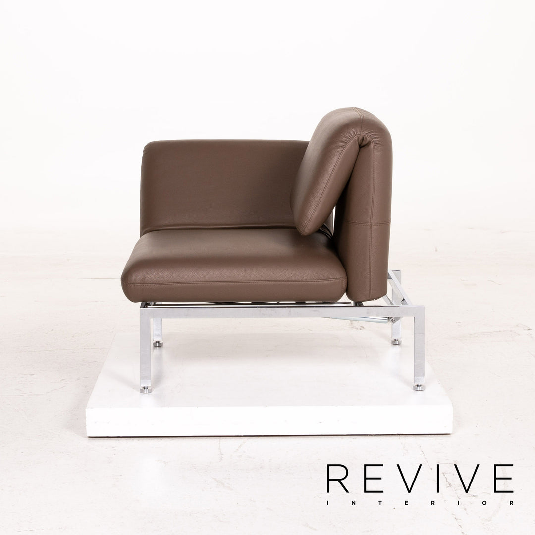 Brühl & Sippold Roro Leder Sessel Braun Liege Funktion Relaxfunktion