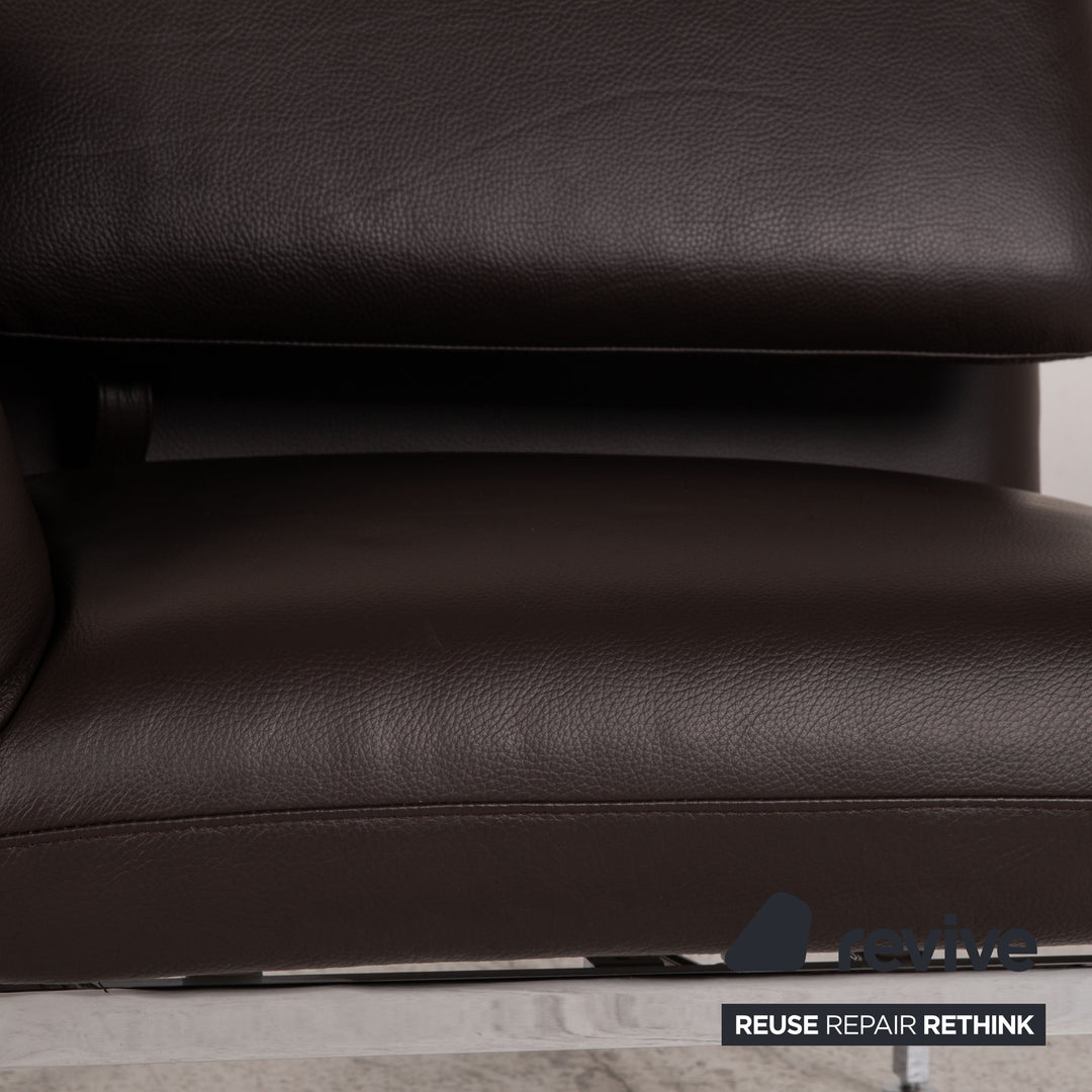 Brühl & Sippold Roro Leder Sessel Braun Funktion