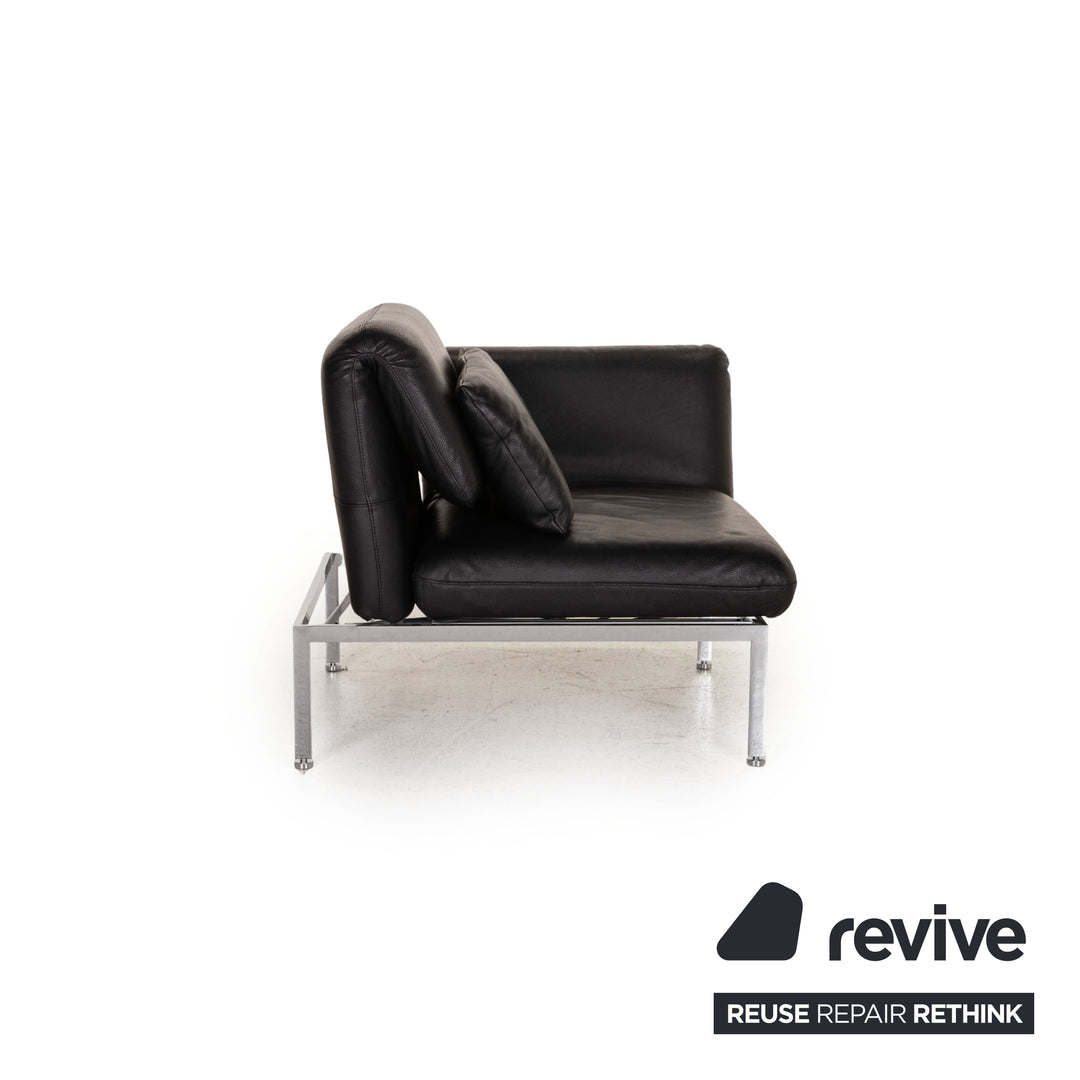 Brühl & Sippold Roro Leder Sessel Schwarz Funktion