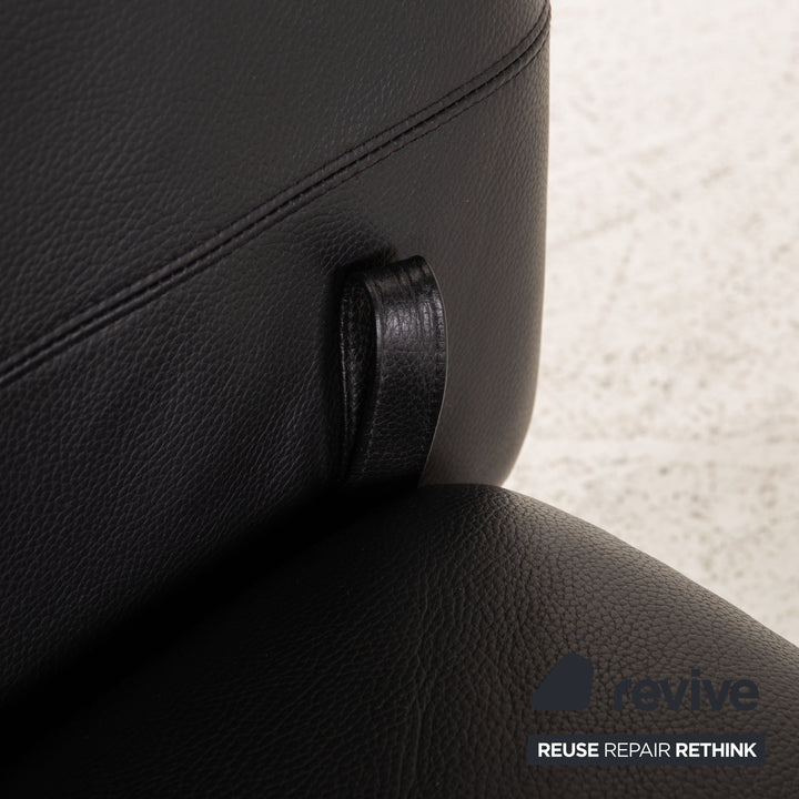 Brühl & Sippold Roro Leder Sessel Schwarz Funktion