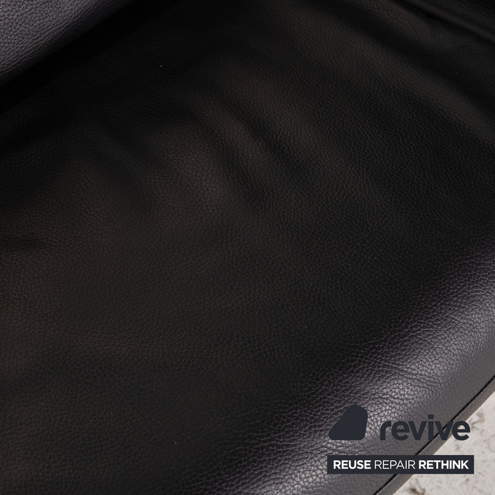 Brühl & Sippold Roro Leder Sessel Schwarz Funktion