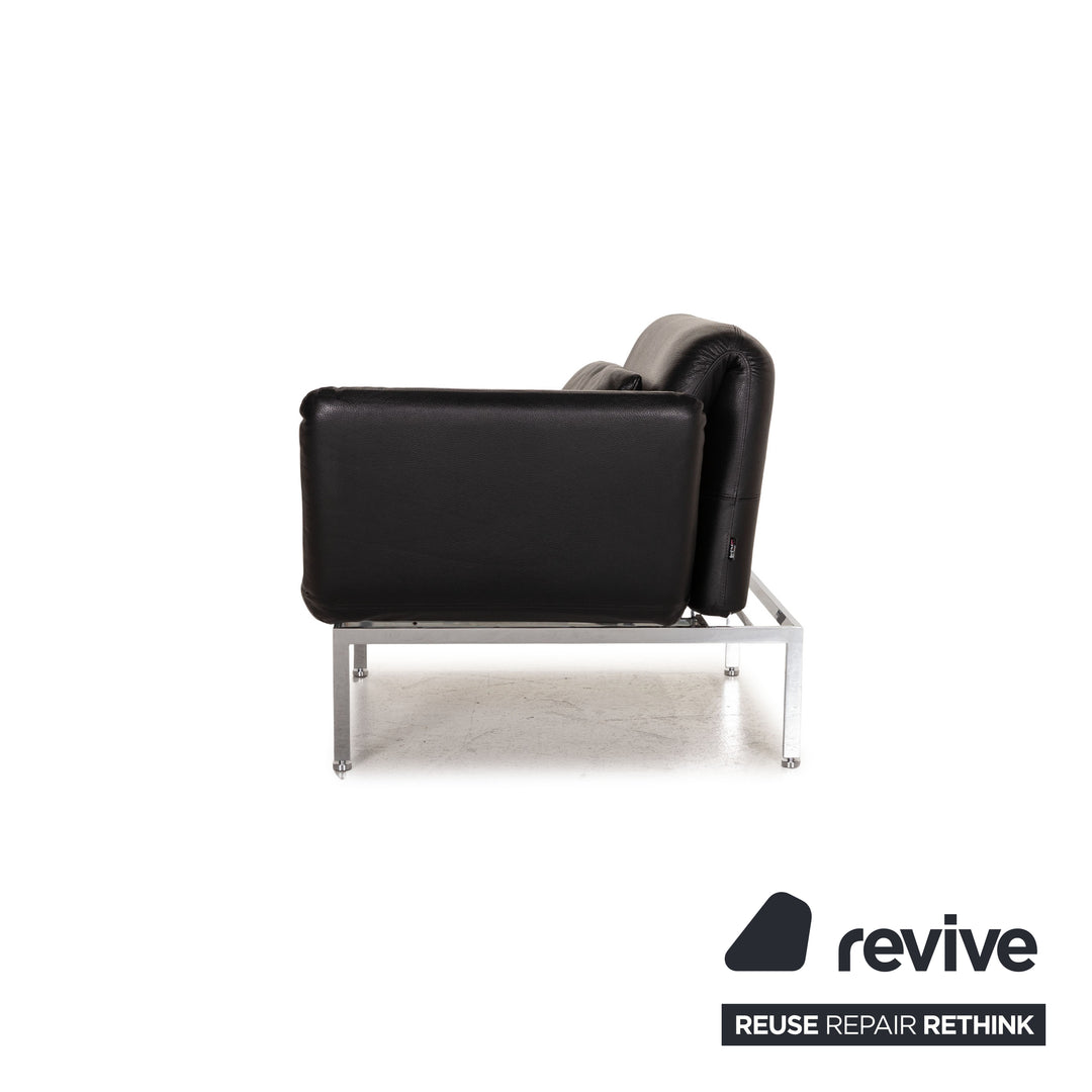 Brühl & Sippold Roro Leder Sessel Schwarz Funktion