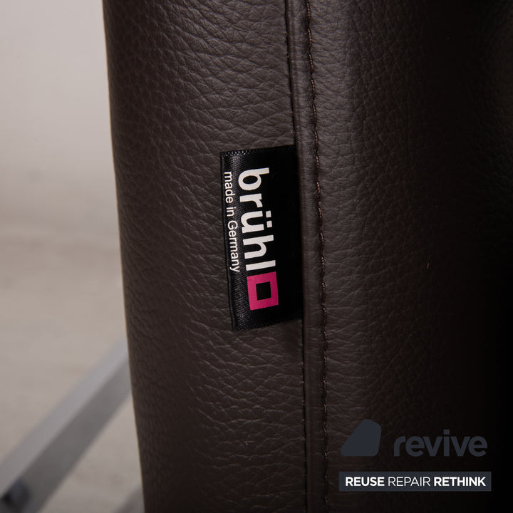 Brühl & Sippold Roro Leder Sessel Braun Funktion