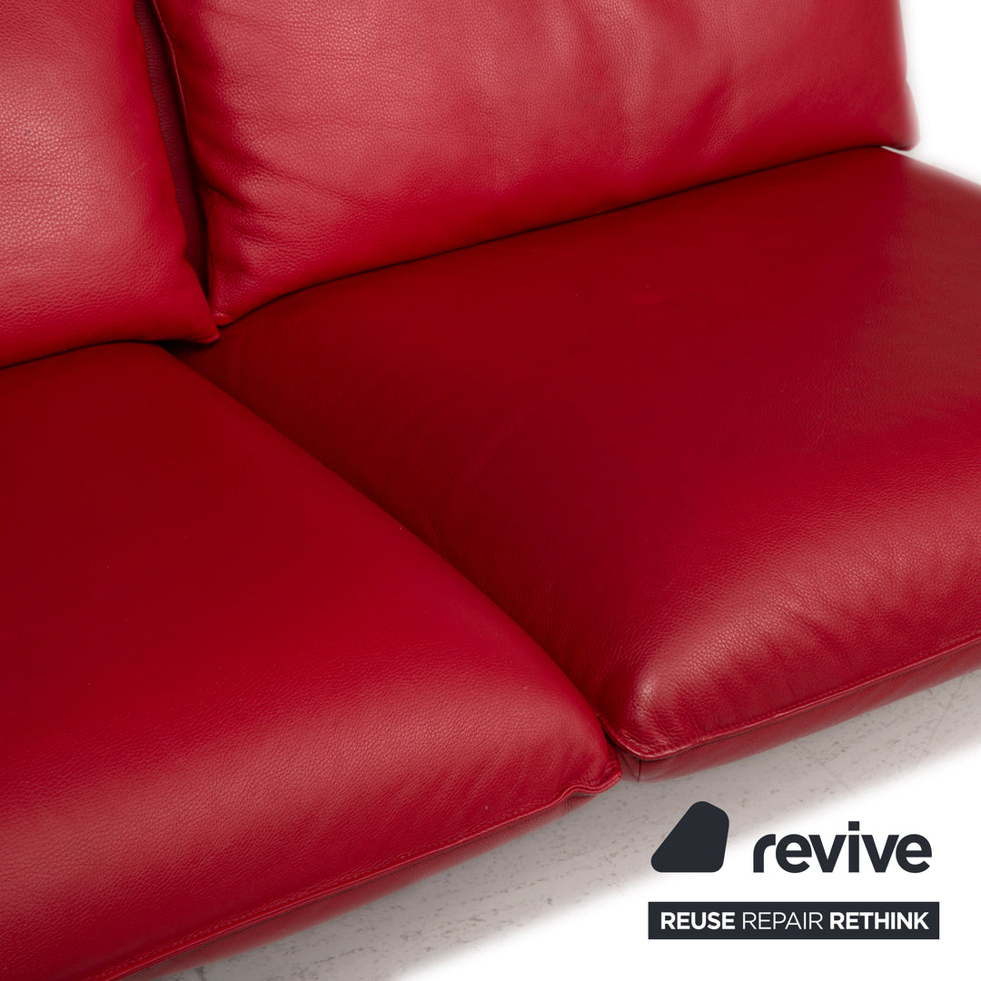 Brühl & Sippold Roro Leder Sofa Zweisitzer Liegefunktion Relaxfunktion