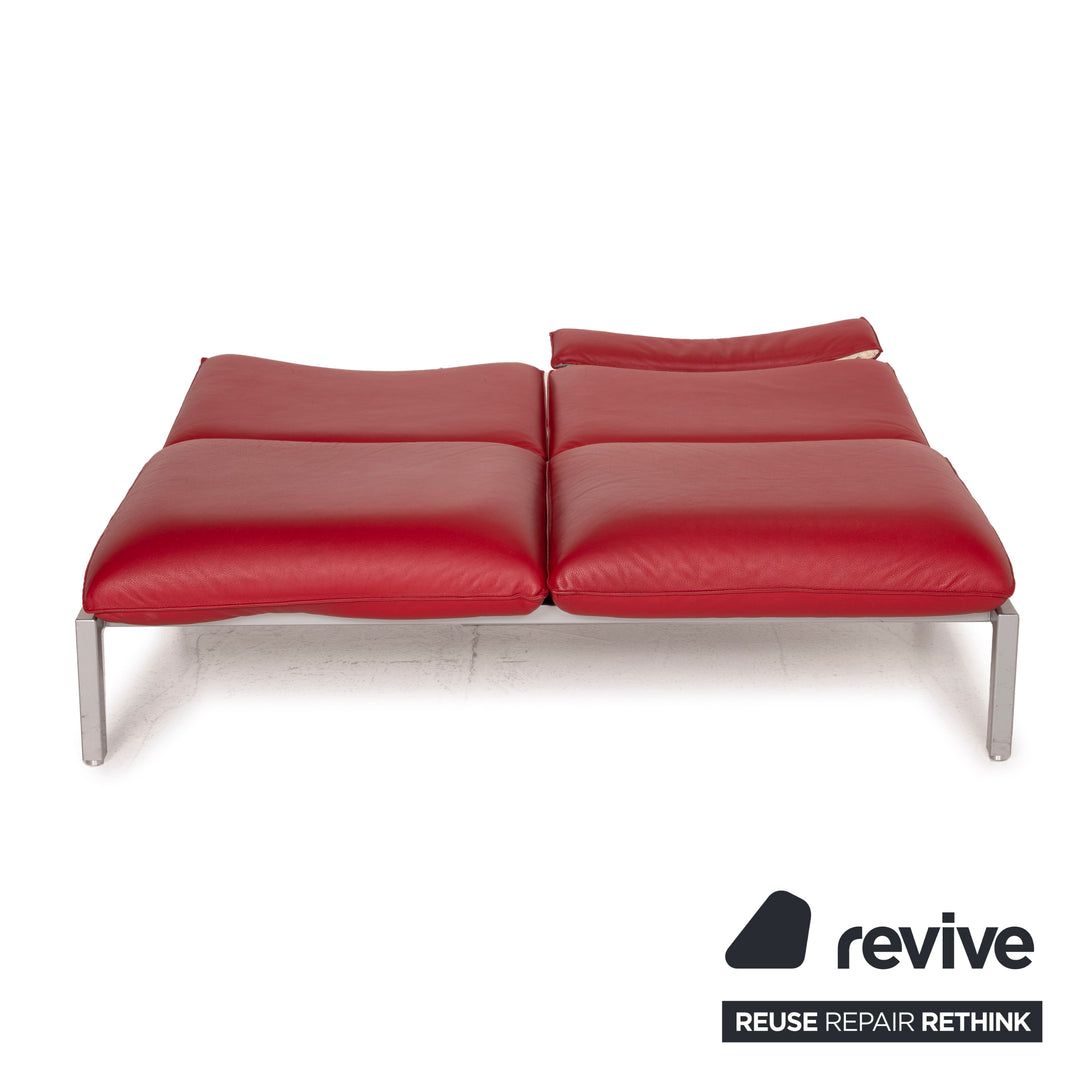 Brühl & Sippold Roro Leder Sofa Zweisitzer Liegefunktion Relaxfunktion