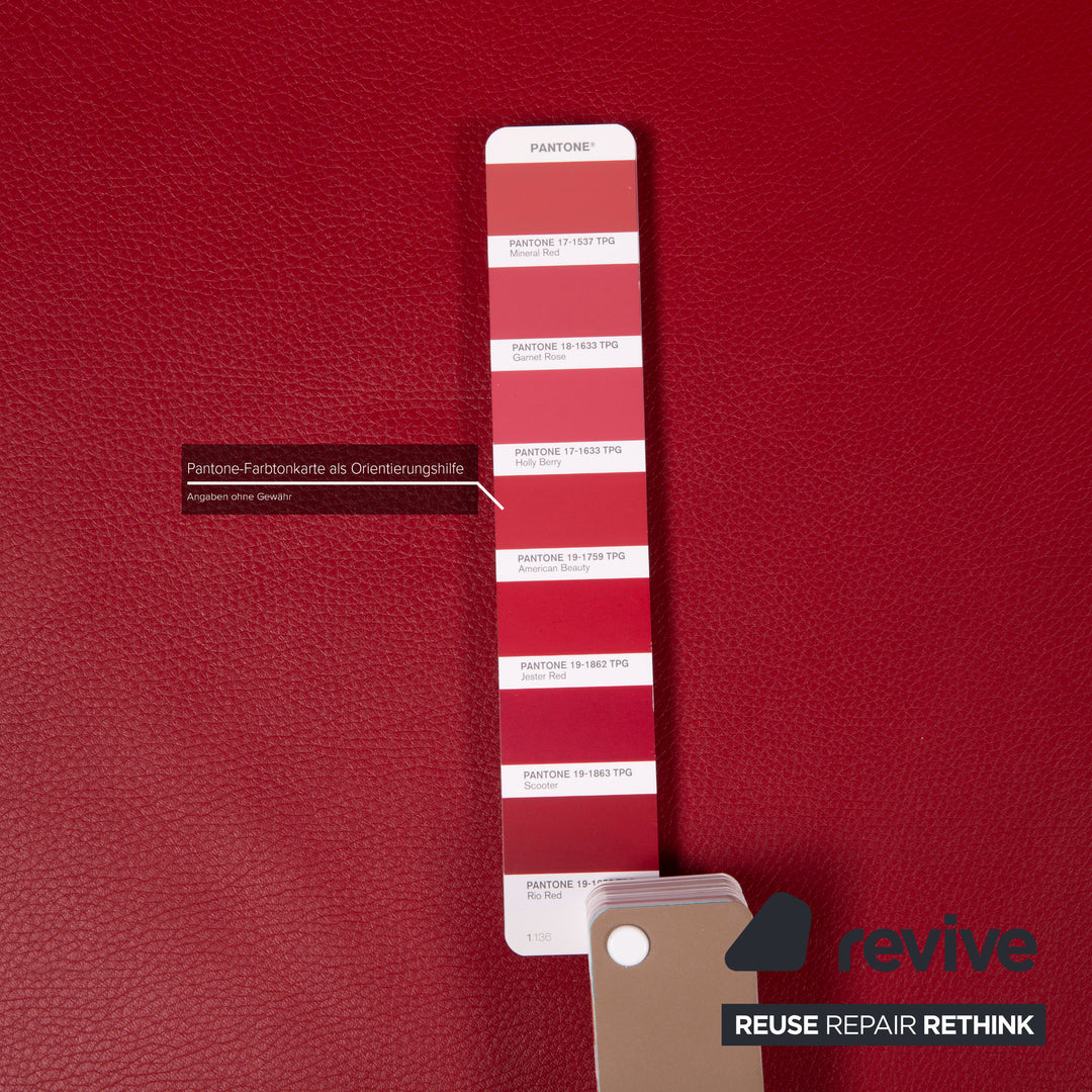 Brühl & Sippold Roro Leder Sofa Zweisitzer Liegefunktion Relaxfunktion