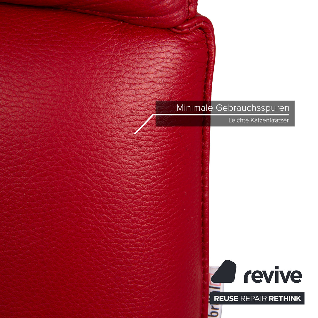 Brühl & Sippold Roro Leder Sofa Zweisitzer Liegefunktion Relaxfunktion