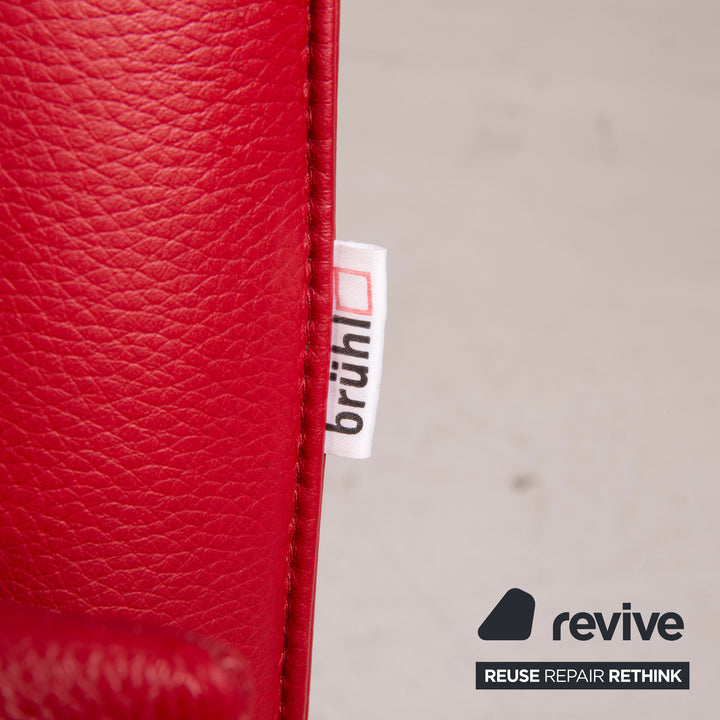 Brühl & Sippold Roro Leder Sofa Zweisitzer Liegefunktion Relaxfunktion
