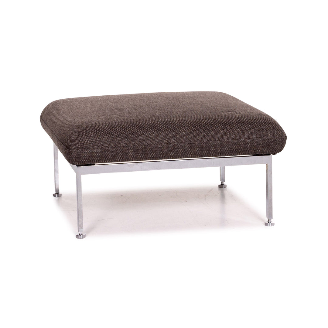 Brühl & Sippold Roro Stoff Hocker Braun Dunkelbraun #14435