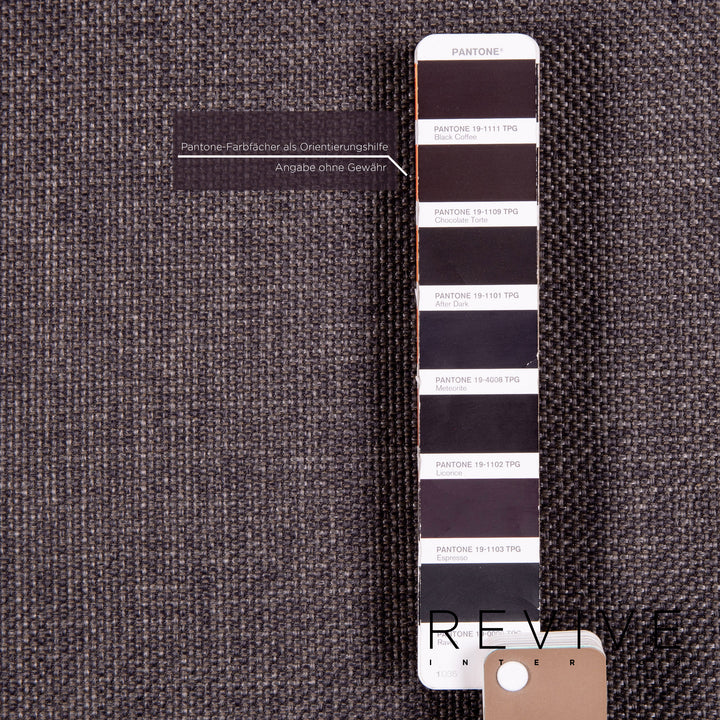 Brühl & Sippold Roro Stoff Hocker Braun Dunkelbraun #14435