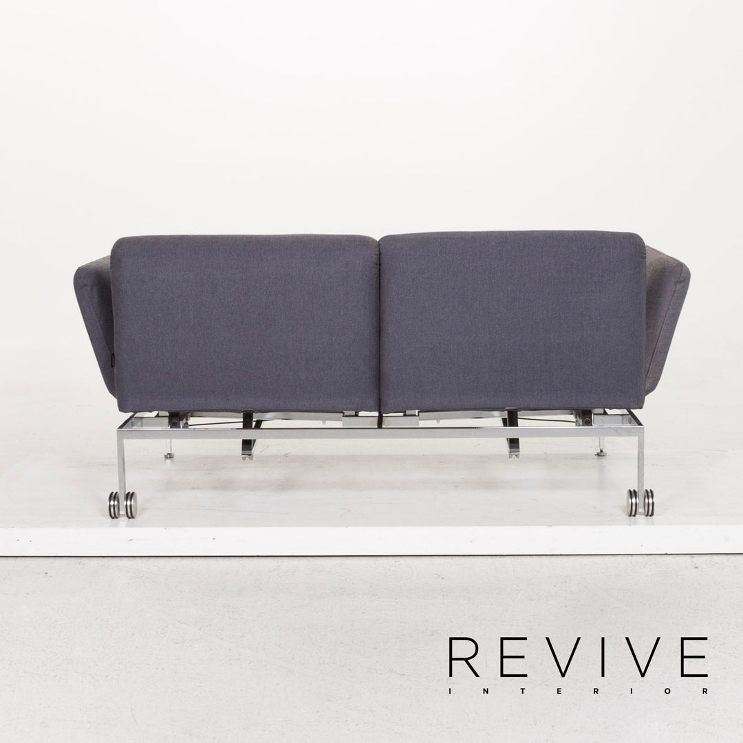 Brühl & Sippold Roro Stoff Schlafsofa Blau Zweisitzer Sofa Funktion Relaxfunktion Schlaffunktion #13073