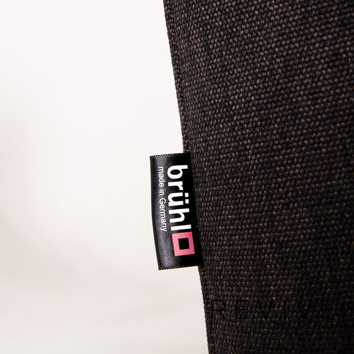 Brühl & Sippold Moule Stoff Ecksofa Braun Dunkelbraun Funktion Schlaffunktion Relaxfunktion Couch #12524