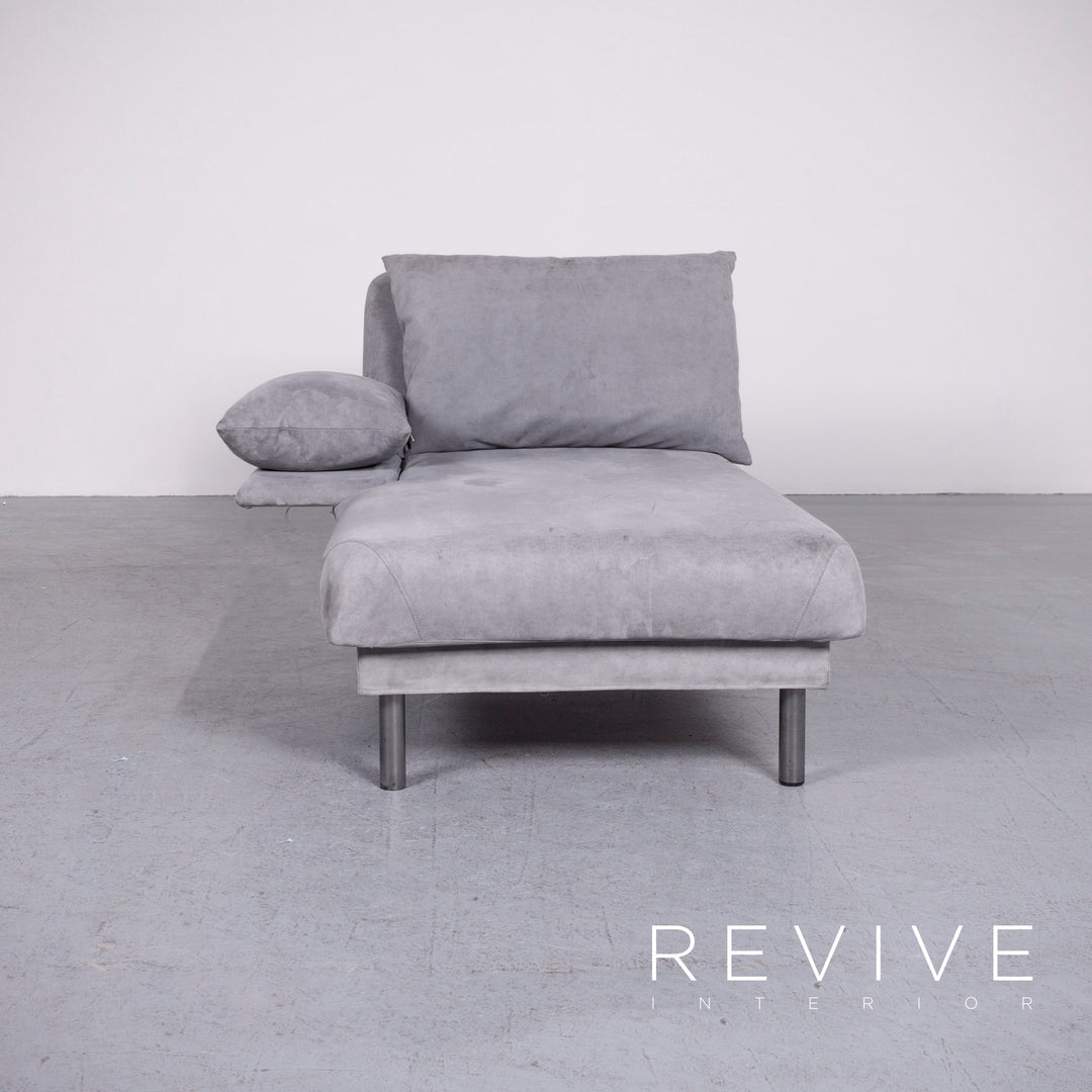 Brühl Tam Designer Fabric Lounger Gray Couch #7036