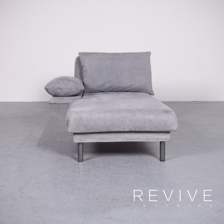 Brühl Tam Designer Fabric Lounger Gray Couch #7036