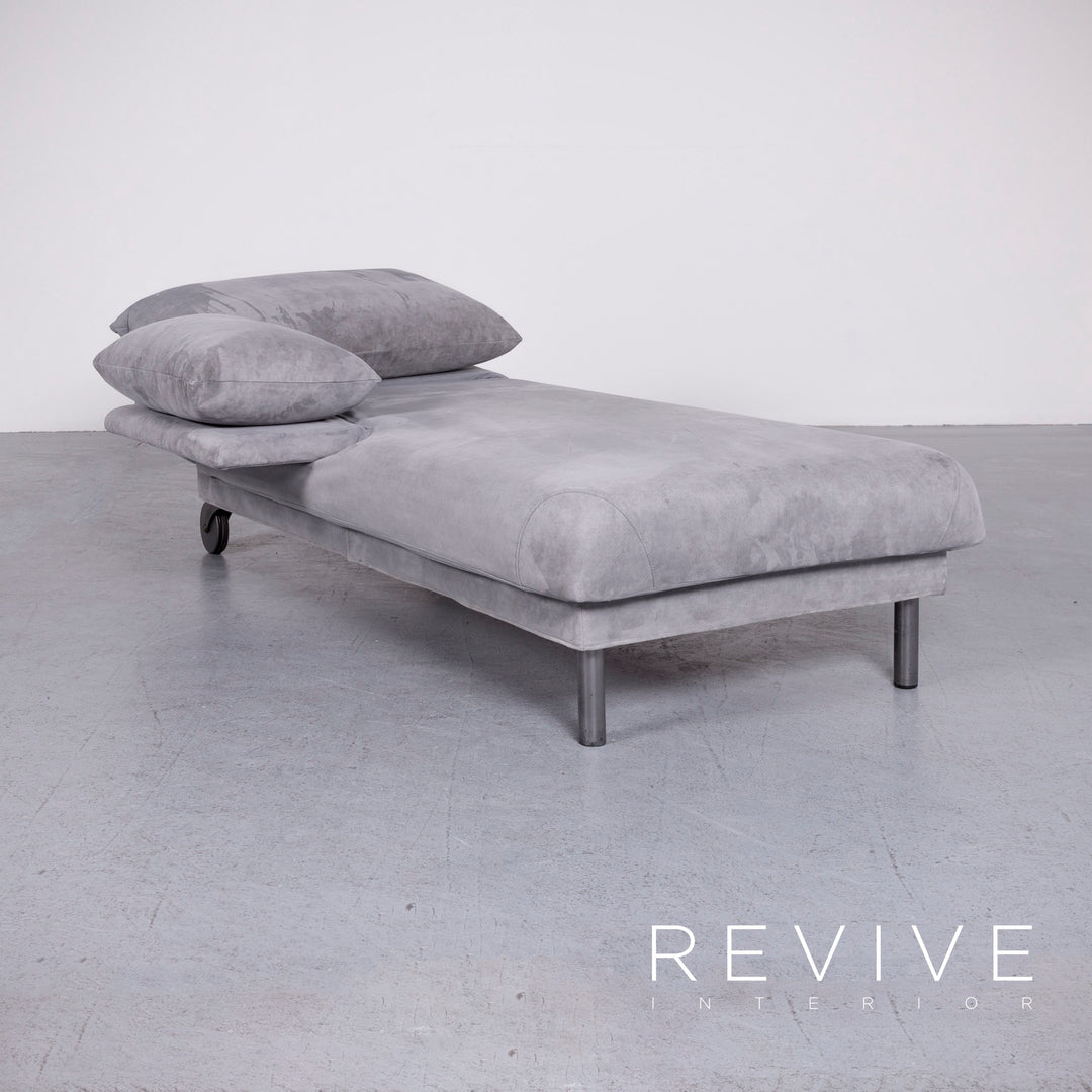 Brühl Tam Designer Fabric Lounger Gray Couch #7036