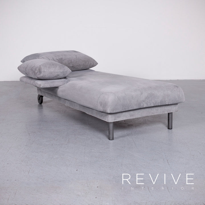 Brühl Tam Designer Fabric Lounger Gray Couch #7036