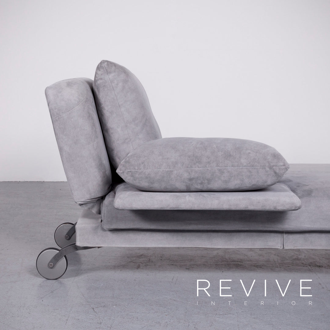 Brühl Tam Designer Fabric Lounger Gray Couch #7036