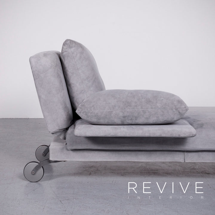 Brühl Tam Designer Fabric Lounger Gray Couch #7036