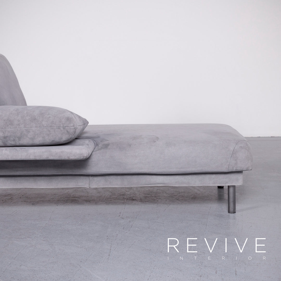 Brühl Tam Designer Fabric Lounger Gray Couch #7036