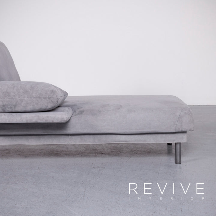 Brühl Tam Designer Fabric Lounger Gray Couch #7036