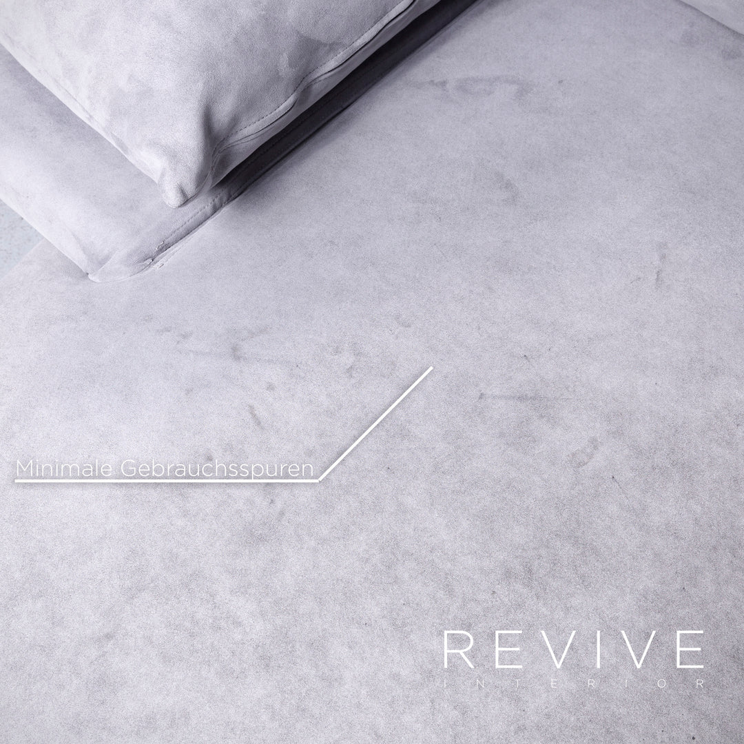 Brühl Tam Designer Fabric Lounger Gray Couch #7036