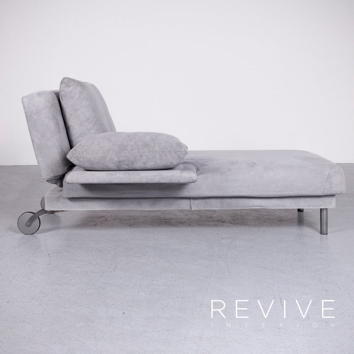 Brühl Tam Designer Fabric Lounger Gray Couch #7036