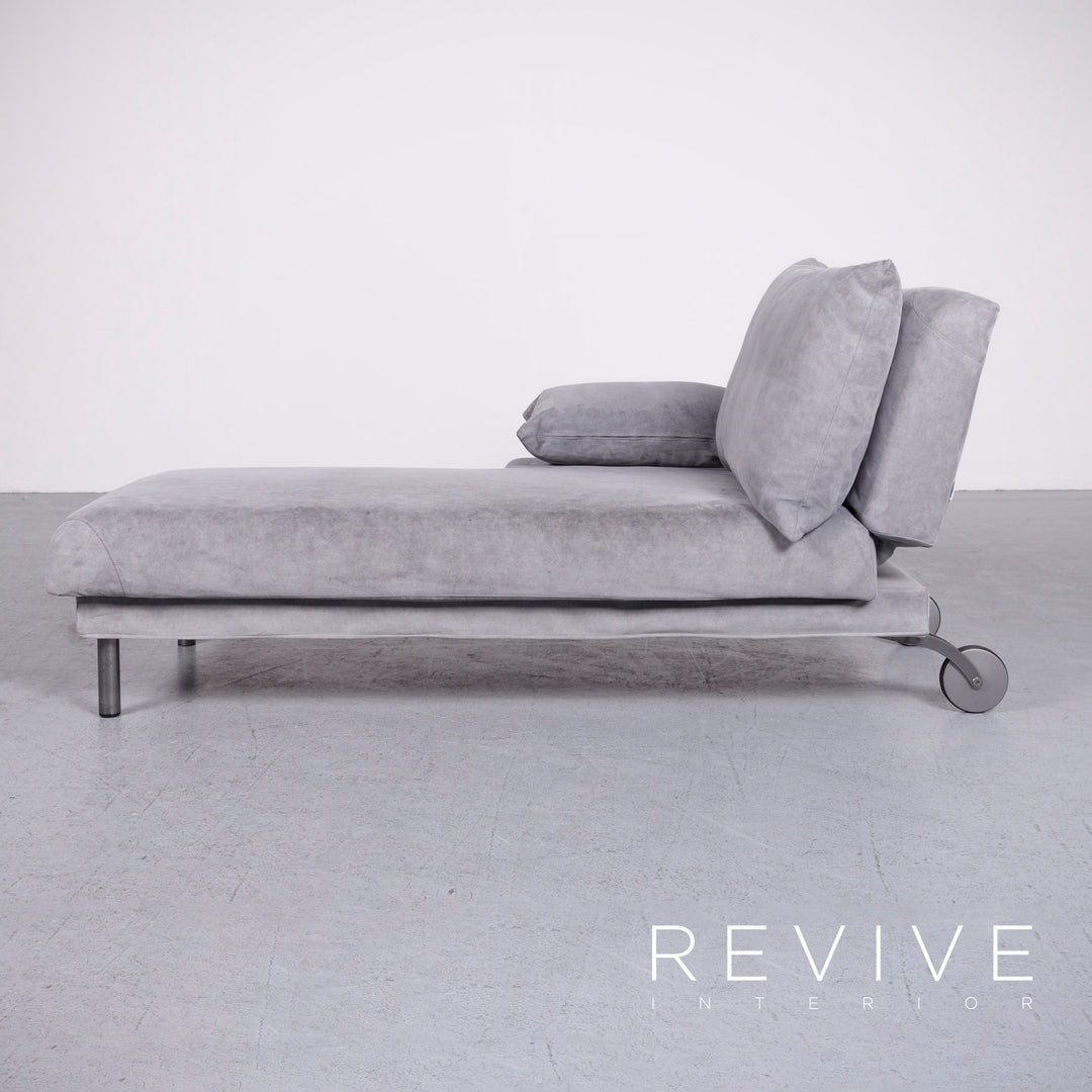 Brühl Tam Designer Fabric Lounger Gray Couch #7036