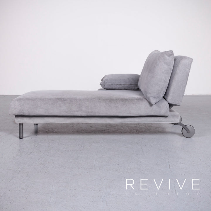 Brühl Tam Designer Fabric Lounger Gray Couch #7036